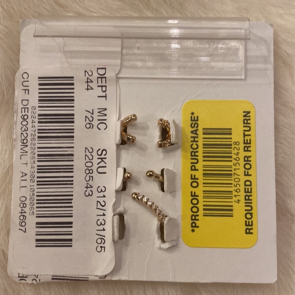 Set of 3 Anna & Ava ear cuffs NWT - Picture 2 of 6